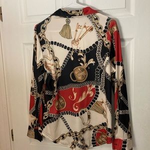 Long sleeve women blouse